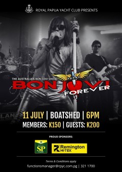 BON JOVI FOREVER – THE AUSTRALIAN BON JOVI SHOW LIVE AT RPYC