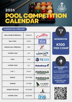2026 Pool Competition Calendar