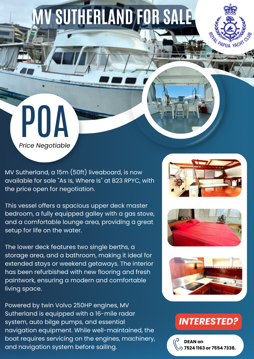 MV Sutherland for Sale